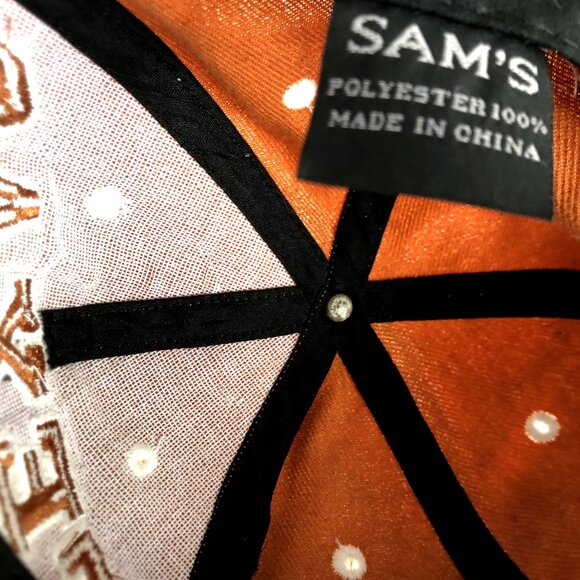 Vintage Lone Star Texas Embroidered Hat Trucker Work‎ Cap USA Flag - Picture 3 of 3